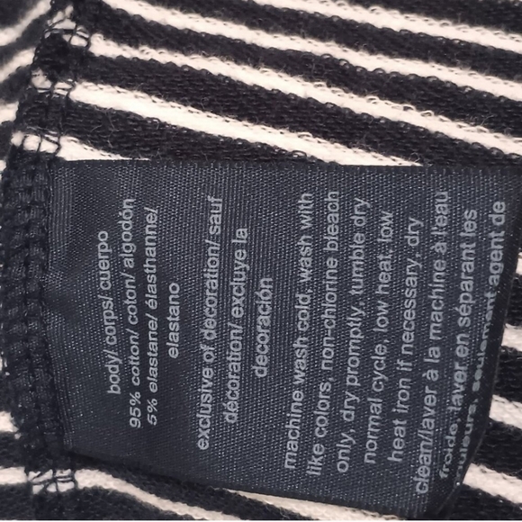 NWT Tommy Hilfiger Military Open Front Jacket Large - Navy/White - Picture 8 of 9